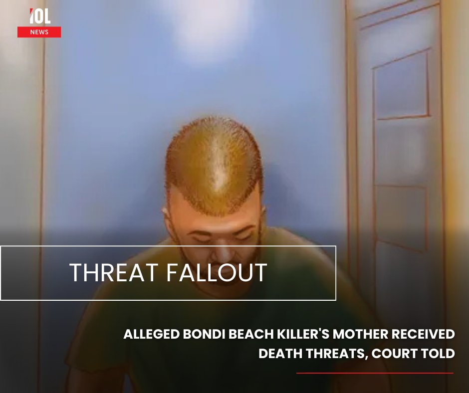 IOL's tweet image. Accused Bondi Beach killer Naveed Akram's mother has received death threats and abuse following an antisemitic shooting that killed 15 people, his lawyer told a court on Monday.
#BondiBeachKiller #shooting #gunviolence #abuse
Read on tinyurl.com/4k3ehtzd