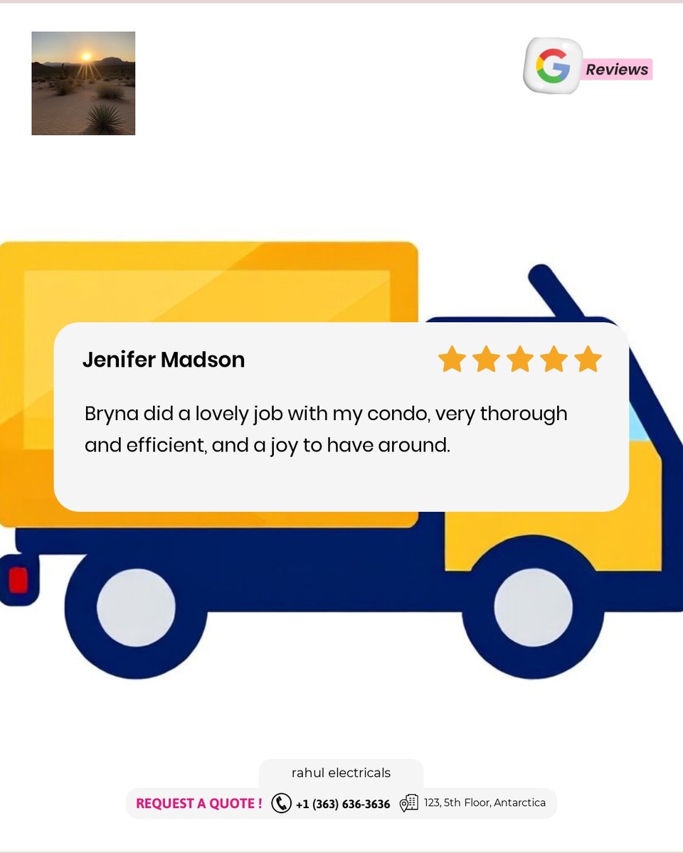 dev_rahul91's tweet image. Joy in Every Job!

Our team brought joy and efficiency to the job, making your experience seamless and happy!

#TruckLife #LogisticsLove #FreightFlow #RoadWarriors #DeliveryDreams #GoogleReviews #trucking