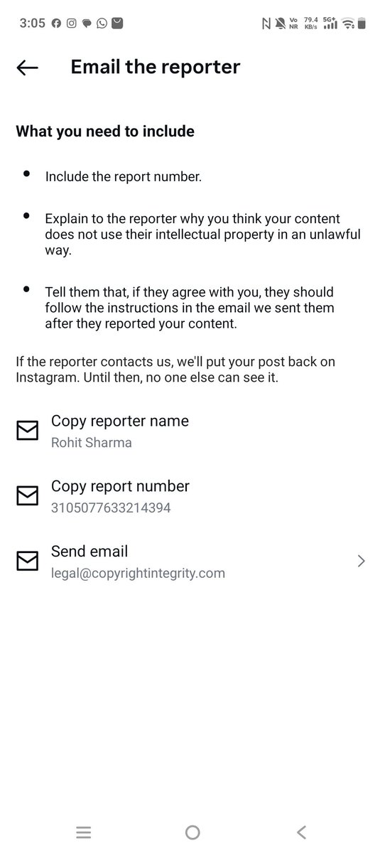 Hi <a href="/ImRo45/">Rohit Sharma</a> sir 🙏 Sharing this screenshot from Instagram showing my AI fan-art reel inspired by you that was removed. It was fully AI-generated, no real images or footage used, and proper credit was given. Just sharing to clarify my intent. Big fan always ❤️ #RohitSharma
