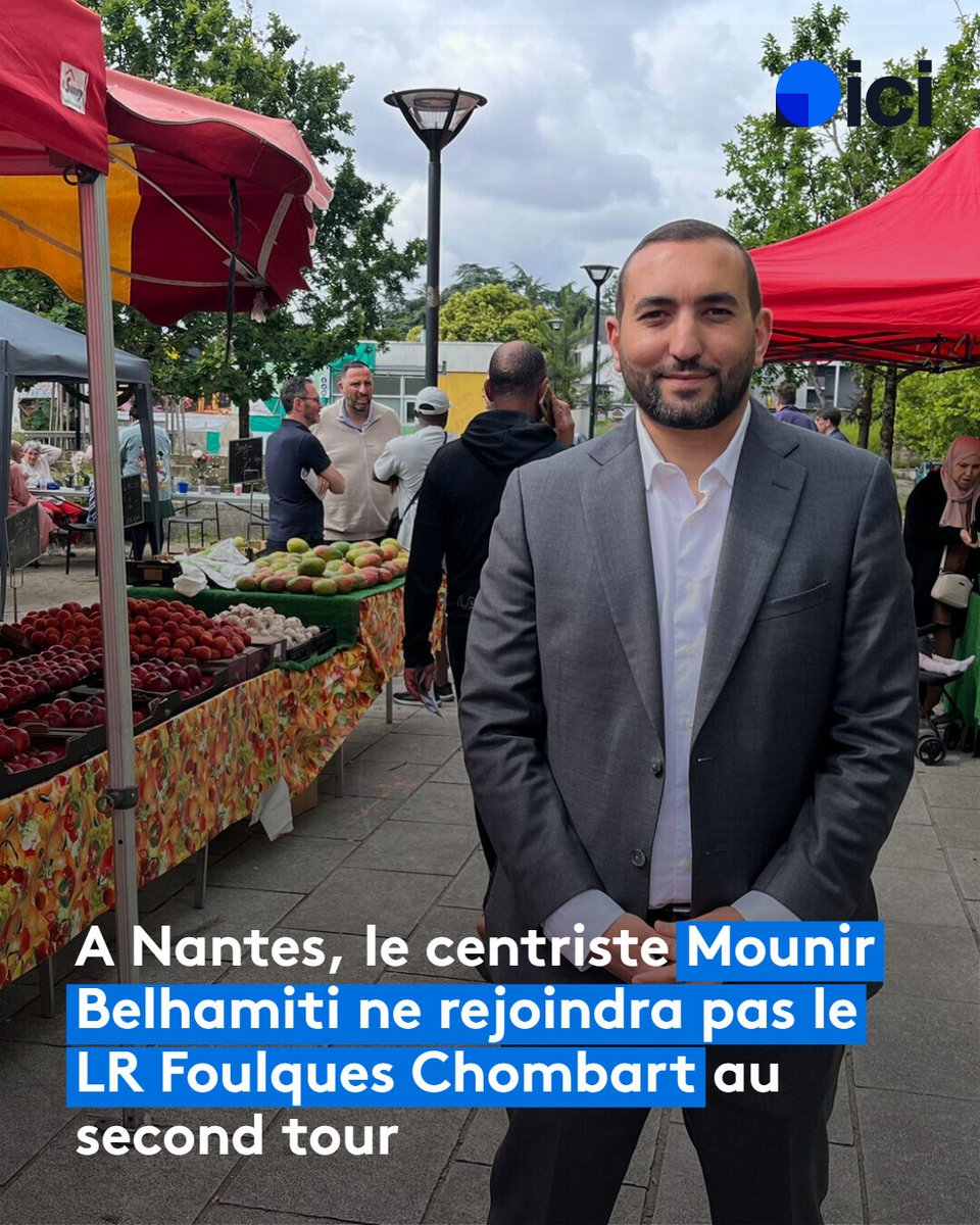 iciloireocean's tweet photo. Municipales 2026 : Mounir Belhamiti, près de 10.000 voix au premier tour, laisse ses électeurs libres de leur choix au second tour
➡️ https://t.co/04qlYHupXl https://t.co/FApjo7cDtM