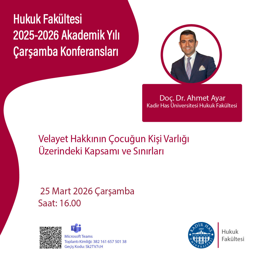 KHAS Hukuk Fakültesi tweet media