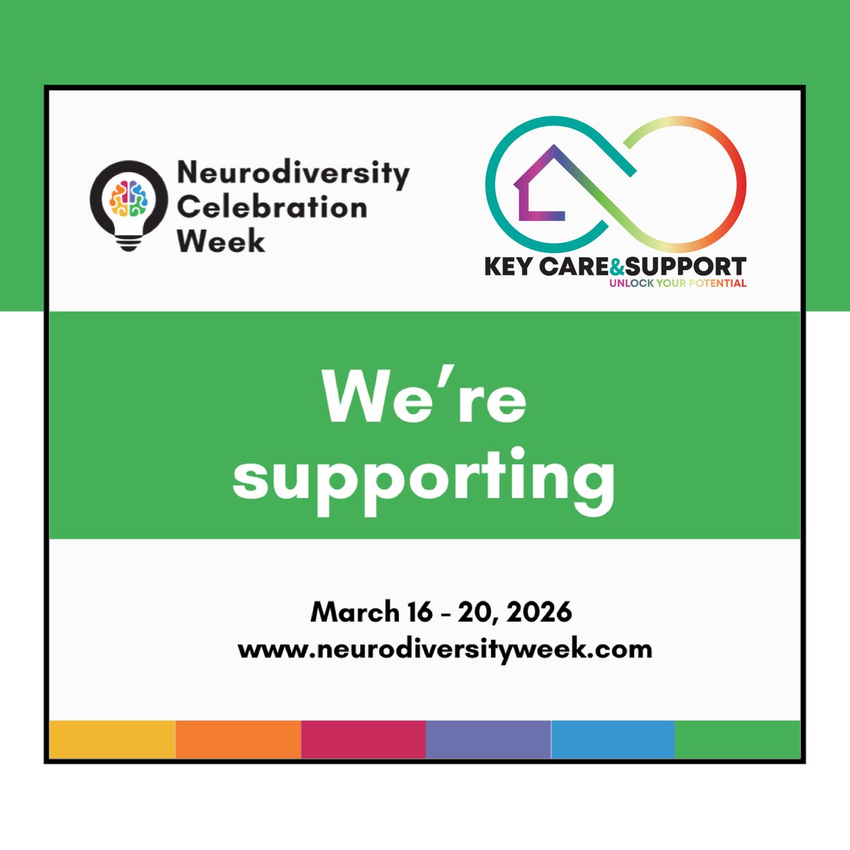 KeyCareOfficial's tweet photo. #NeurodiversityCelebrationWeek (March 16-22, 2026) by recognizing the unique strengths of neurodivergent minds! 🧠✨ Let’s challenge stereotypes, foster inclusion, and celebrate different ways of thinking in schools and workplaces #NeurodiversityWeek #CelebrateDifferences https://t.co/5aT6dwTkSR