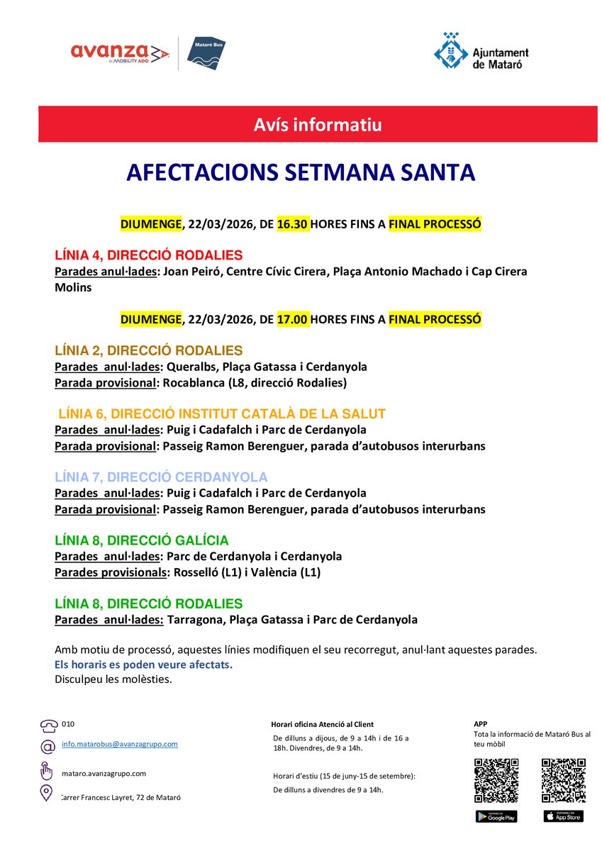 Transport urbà de Mataró | Mataró Bus tweet media