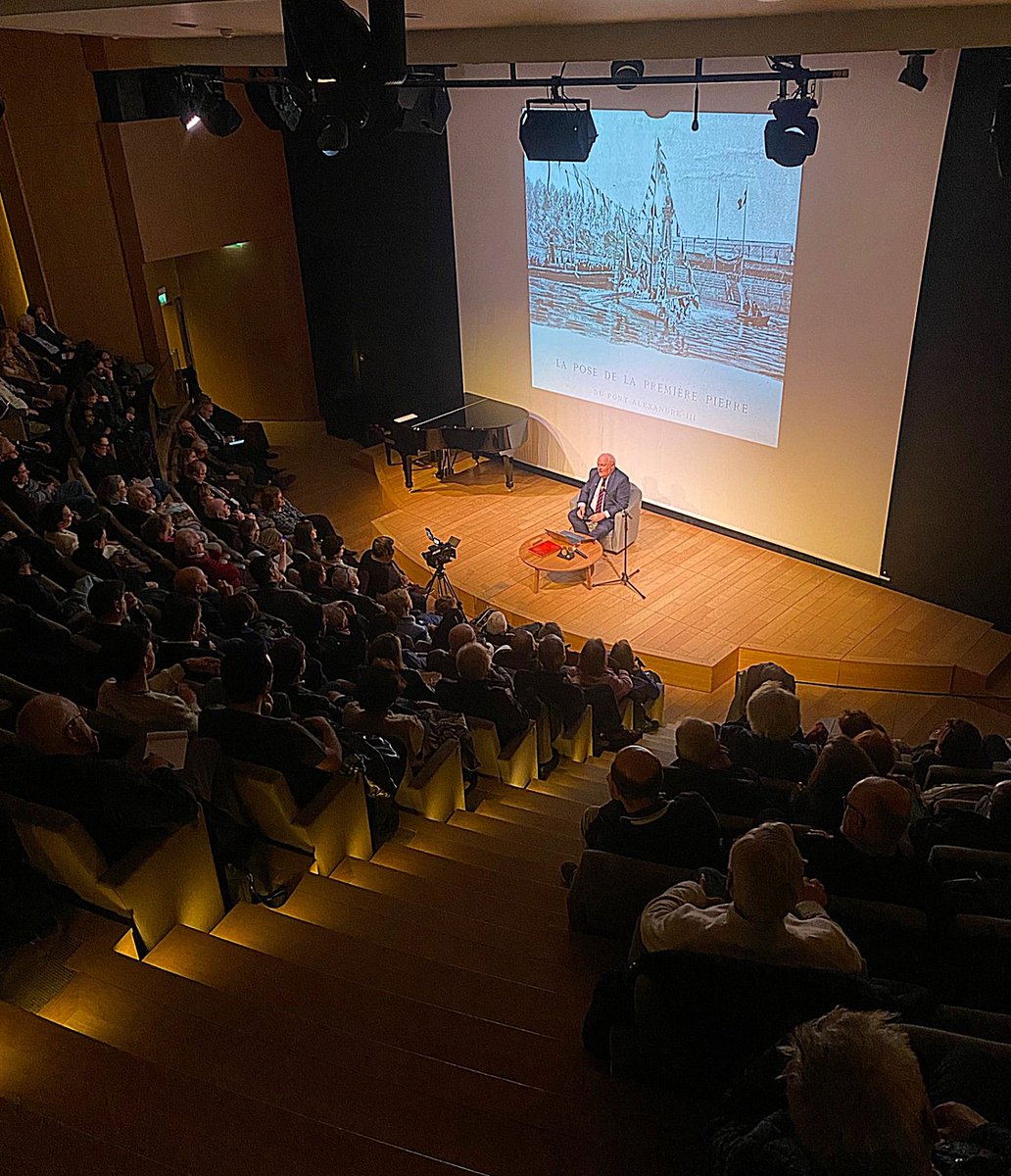 130e ANNIVERSAIRE DE LA VISITE TRIOMPHALE DU TSAR NICOLAS II
À PARIS EN 1896
C'était le thème de ma conférence prononcée hier soir devant l'auditorium plein du Dialogue Franco-russe.
L'occasion de rappeler l'importance séculaire de l'alliance🇫🇷🇷🇺 pour la géopolitique de la France