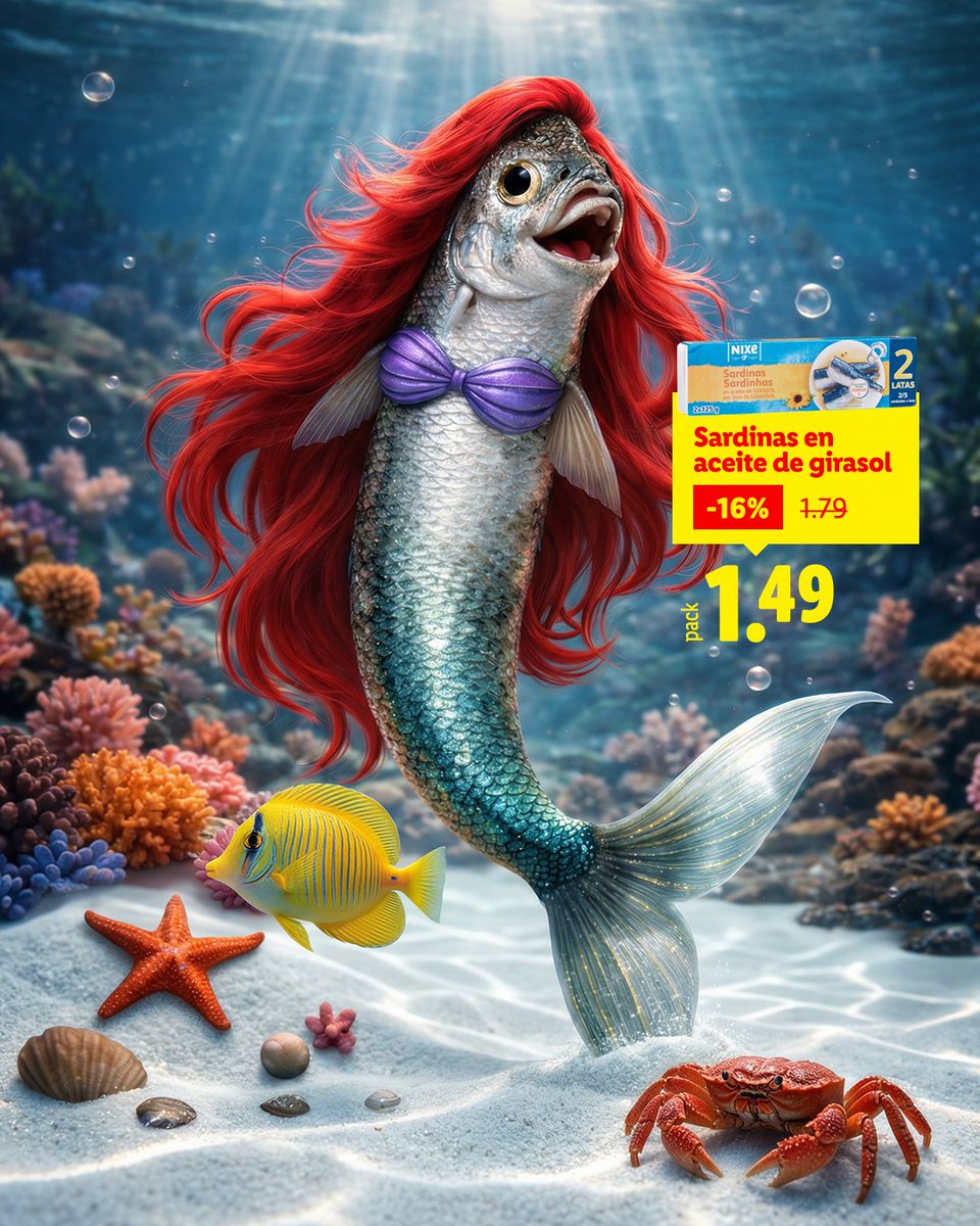 La Sardinita, rica en Omega 3.