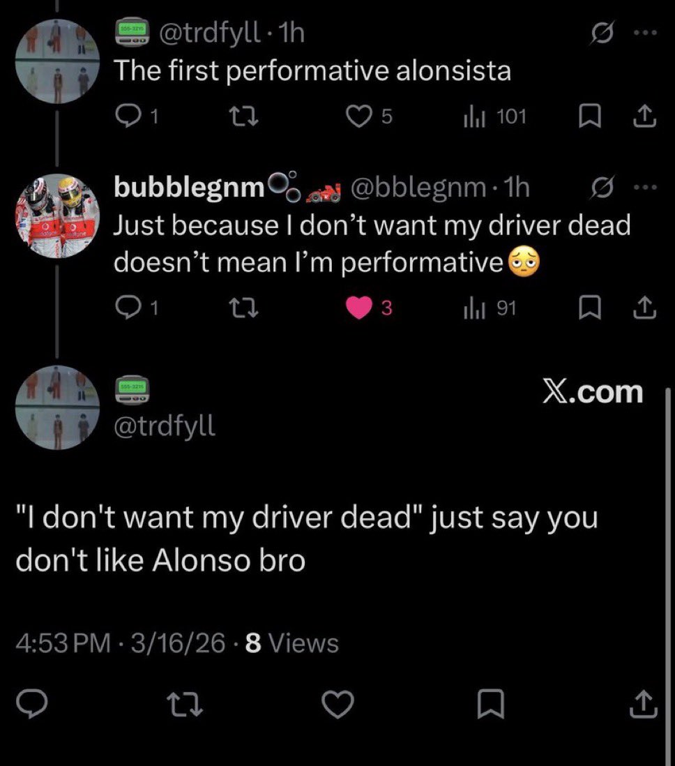 stiiluna_'s tweet photo. being in the fernando alonso fandom is truly an experience like no other https://t.co/Ly711rPnAJ