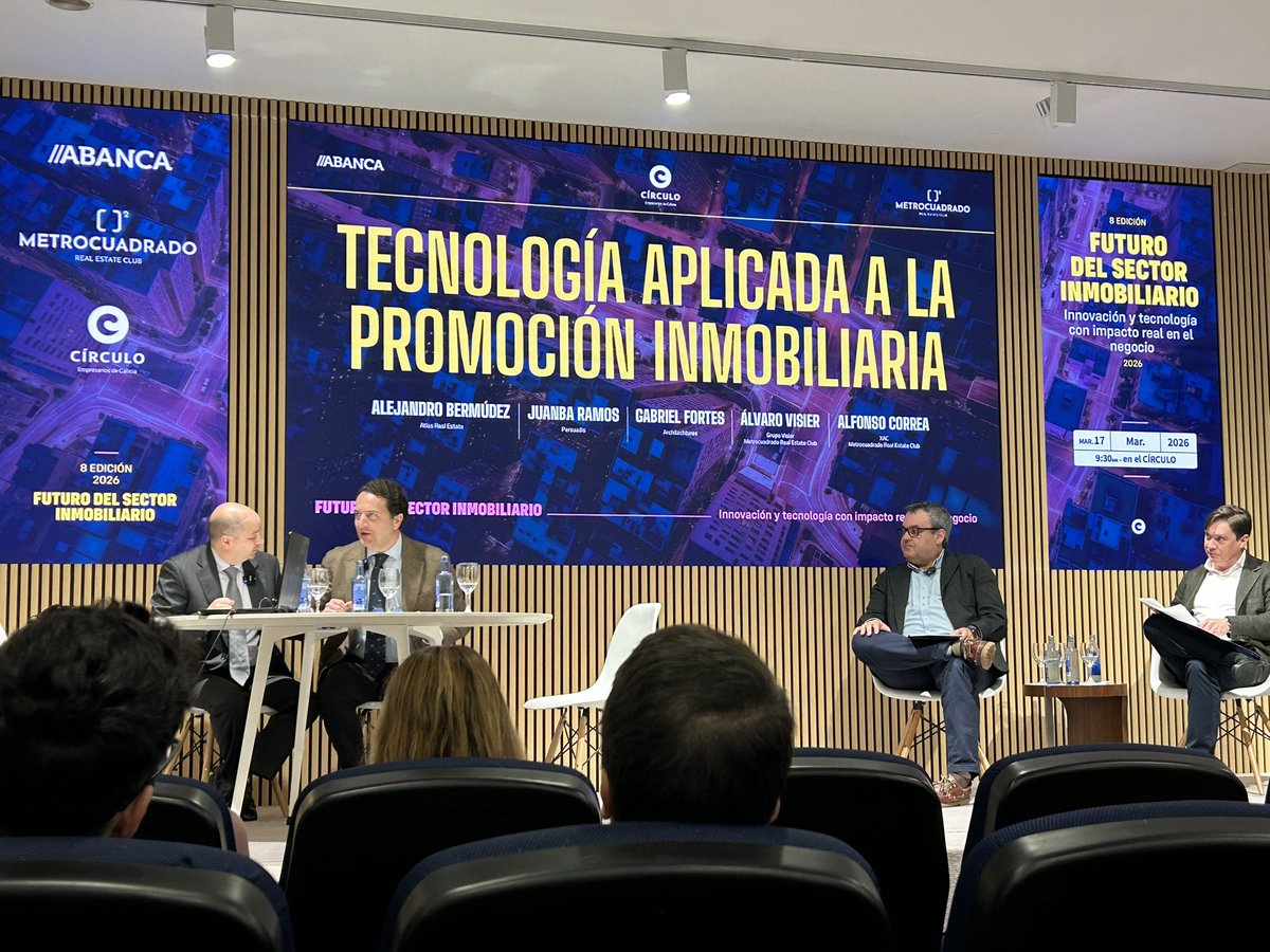 RHINO_Invest's tweet photo. Disfrutando y aprendiendo en la 8ª edición de PROPTECH organizada por @circulogalicia https://t.co/LpRbA49P1W