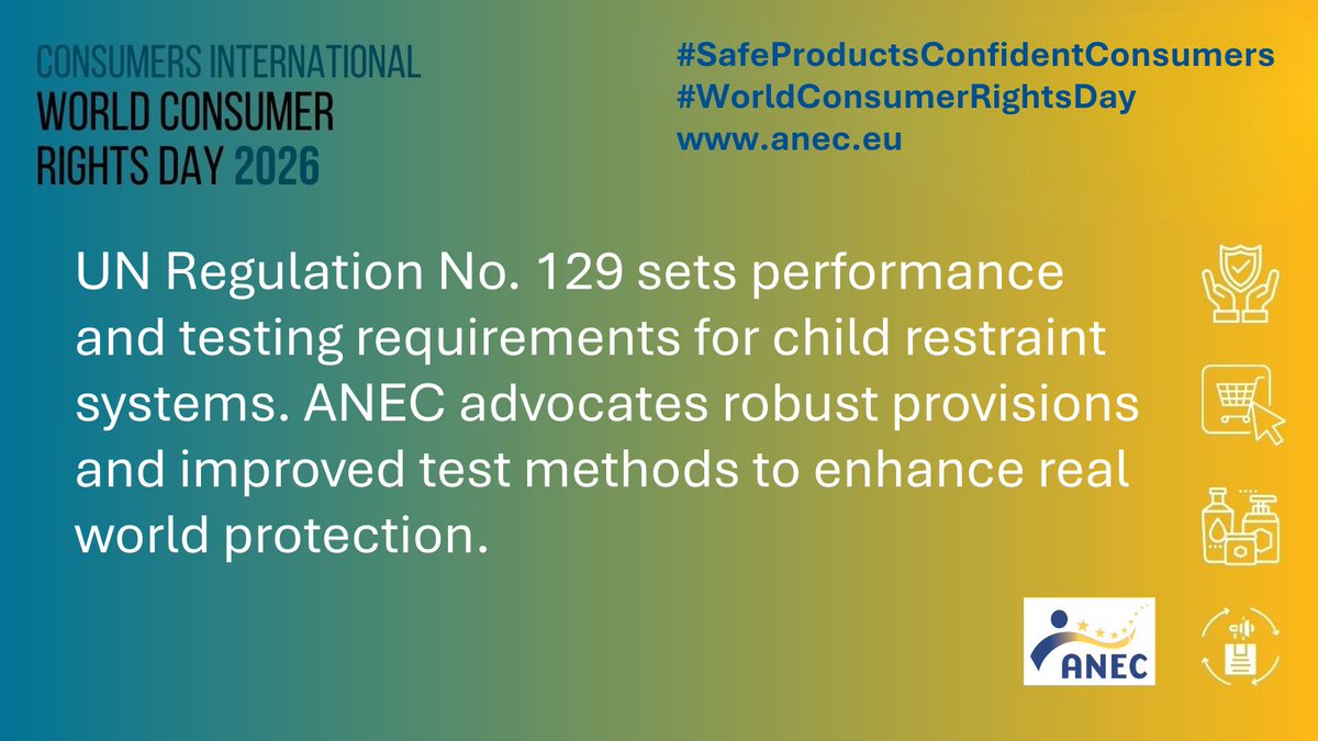 ANEC | Raising standards for consumers tweet media