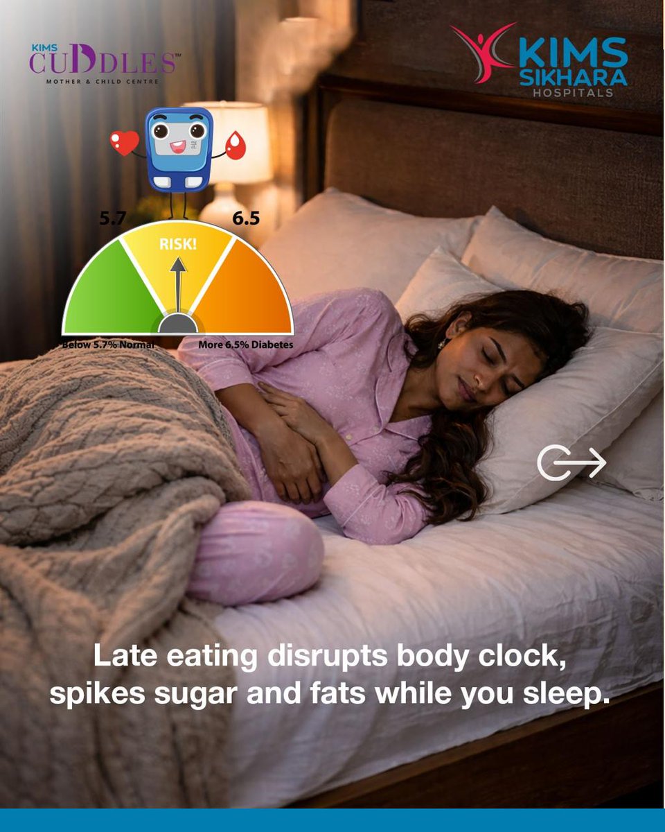 KimsSikhara's tweet image. Eat at least 2 hours before bedtime to give your body time to digest and rest—late-night munching can disrupt sleep, slow your metabolism, and contribute to unhealthy weight gain.

#GutHealth #HealthyEatingHabits #KimsSikhara #healthylifestyle