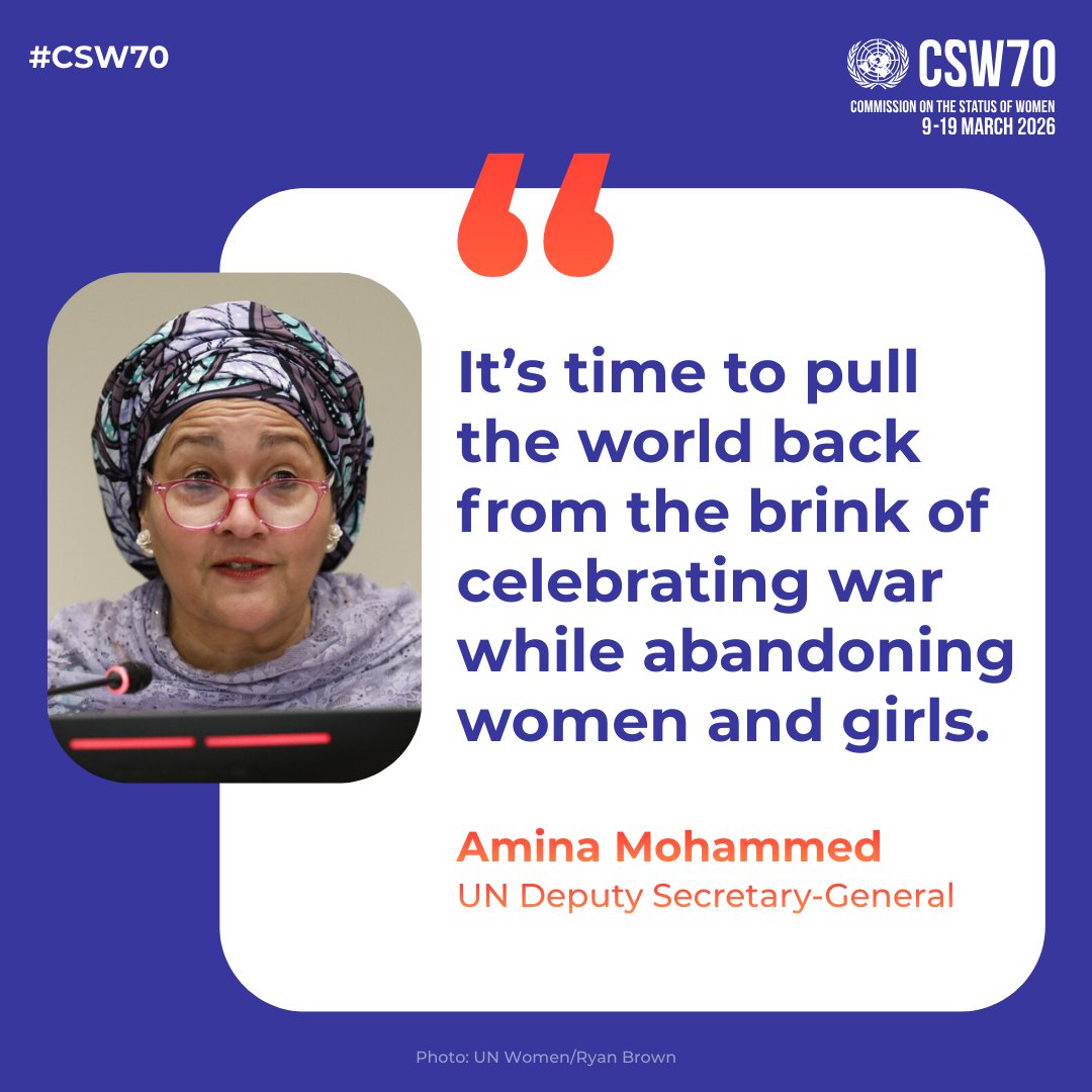 United Nations CSW tweet media