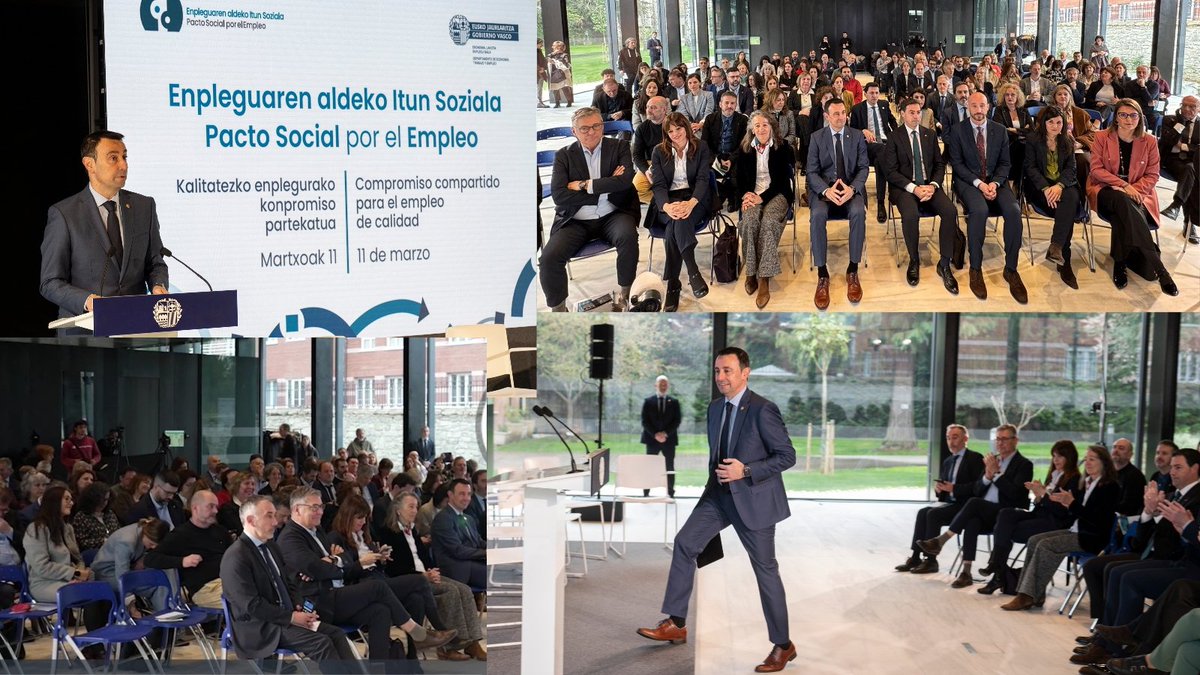 🎈Nuestro SG👉🏻 2.Aniversario del Pacto Social por el #Empleo

🗣️ Seguiremos participando en espacios de debate y diálogo para contribuir a mejorar el mercado laboral vasco.✊🏻

🧐Insistimos: el #EmpleoDigno debe convertirse en una realidad en #Euskadi 
👇🏻👇🏻 lsb-uso.com/2026/03/segund…