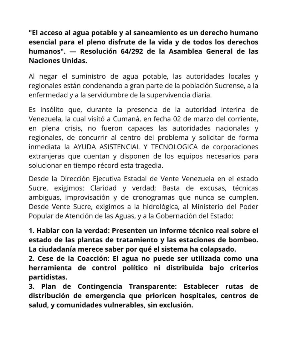 Vente Sucre Edo. Sucre tweet media