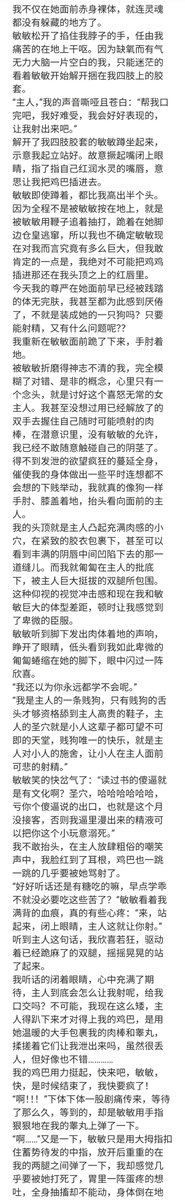 SMxiaoshuo666's tweet photo. 我被KTV小姐调教成狗奴的全过程（另一个版本）9
（贞操控制，虐阳等） https://t.co/Y8pF9WQsut