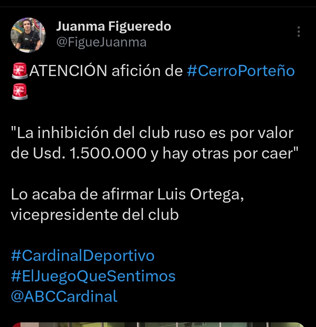 La anterior administración, bajo la presidencia de Juan José Zapag, dejó al club sistemáticamente en quiebra, no solo sin un guaraní en caja, sino con deudas pendientes e inhibiciones acumuladas, producto de una pésima gestión administrativa.

Han condicionado —hasta podría