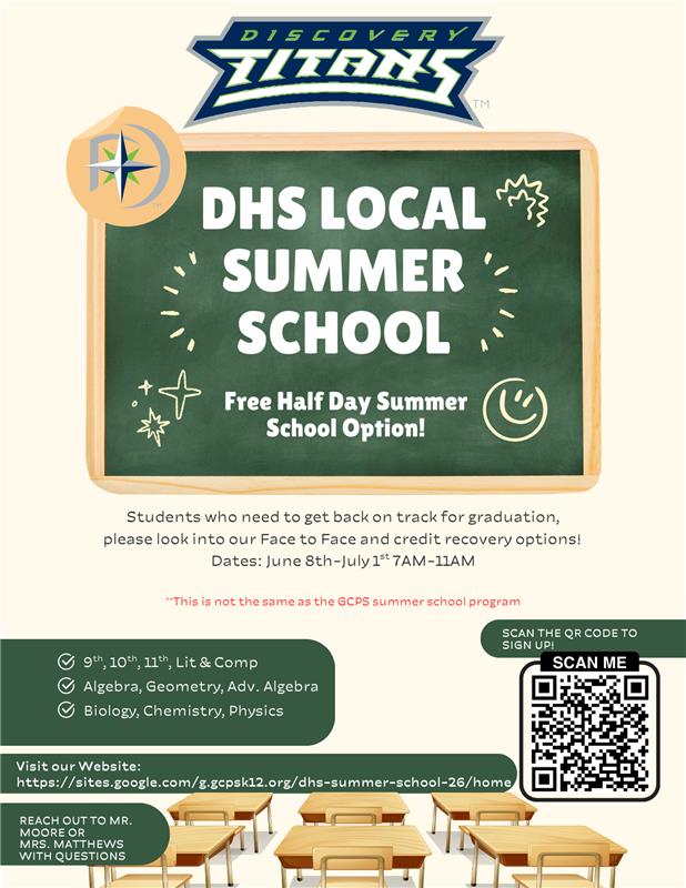 Discovery High School tweet media