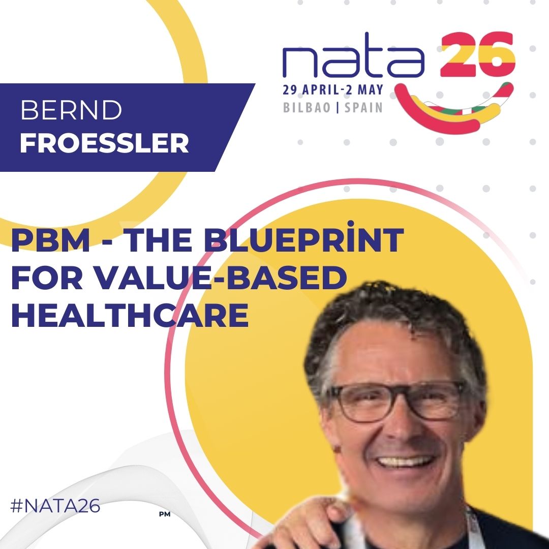 NATAforum's tweet image. NATA26 | Bilbao 🇪🇸 | 29 April–2 May

🔷 From Basque Country to Planetary Health
🔑 #PBM – The Blueprint for #Value-Based Healthcare
🎤 Bernd Froessler 🇦🇺

How PBM supports sustainable, high-value care.

Meet - Learn - Transform PBM

👉 Register :
nataonline.com/annual-symposi…