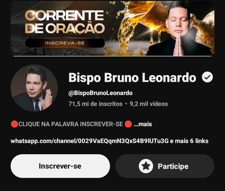 Sério que ninguém acha estranho o canal desse pastor por ser o maior canal de inscritos do Brasil ?