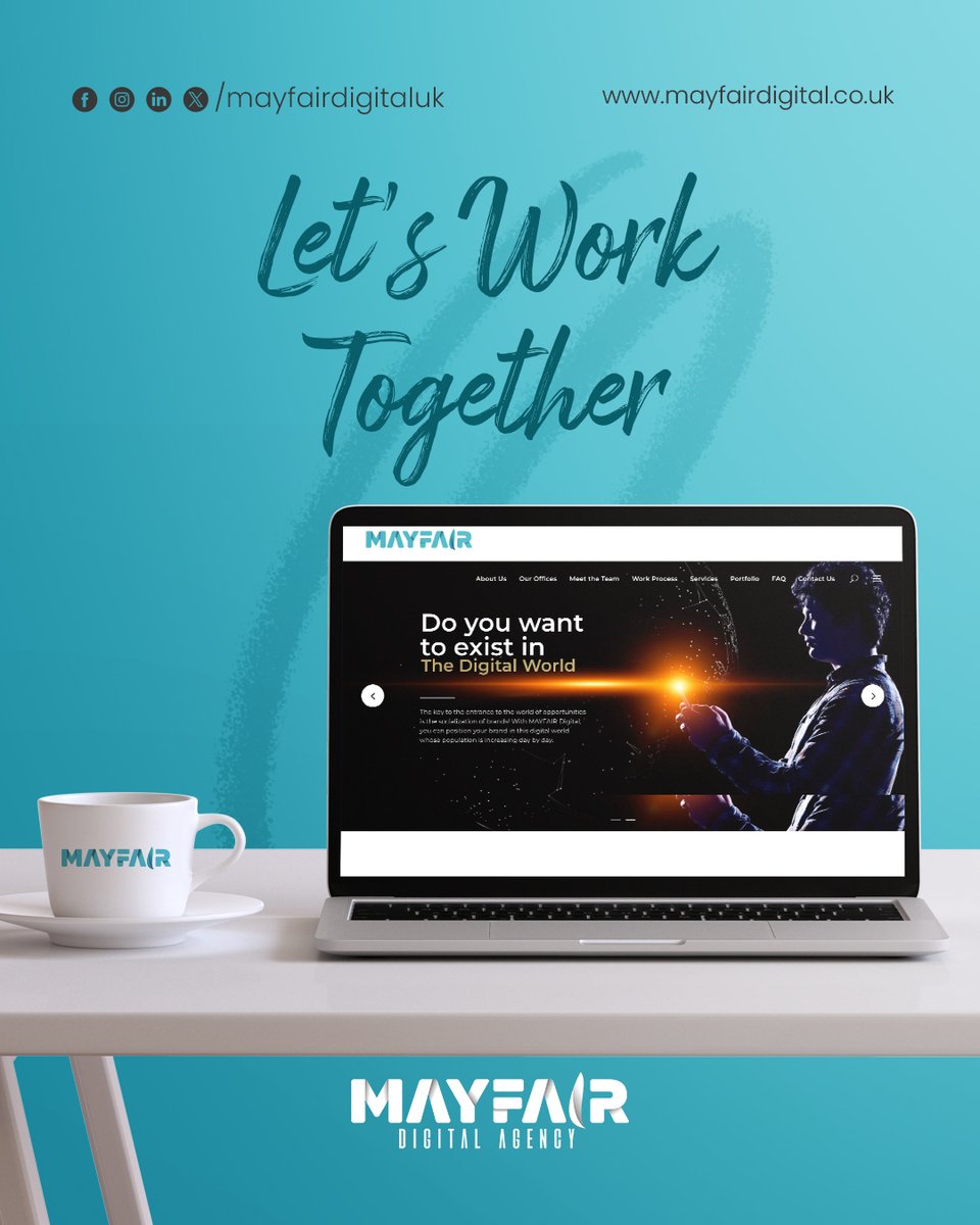 Mayfair_Digital's tweet photo. Thriving in the digital world starts with the right strategy and the right team! 🚀
At Mayfair Digital Agency, we’re here to grow with you and elevate your brand. 💡
💪 
#digitalmarketing #contentcreation #creativecontent #brandstrategy #digitalsuccess https://t.co/Ac6lbE6Vw3
