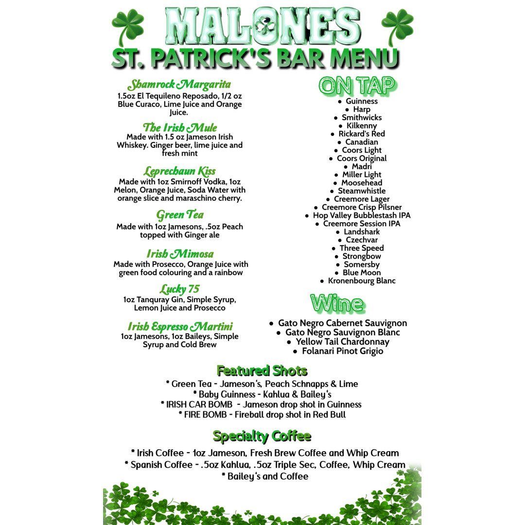 Malone's Pint House tweet media