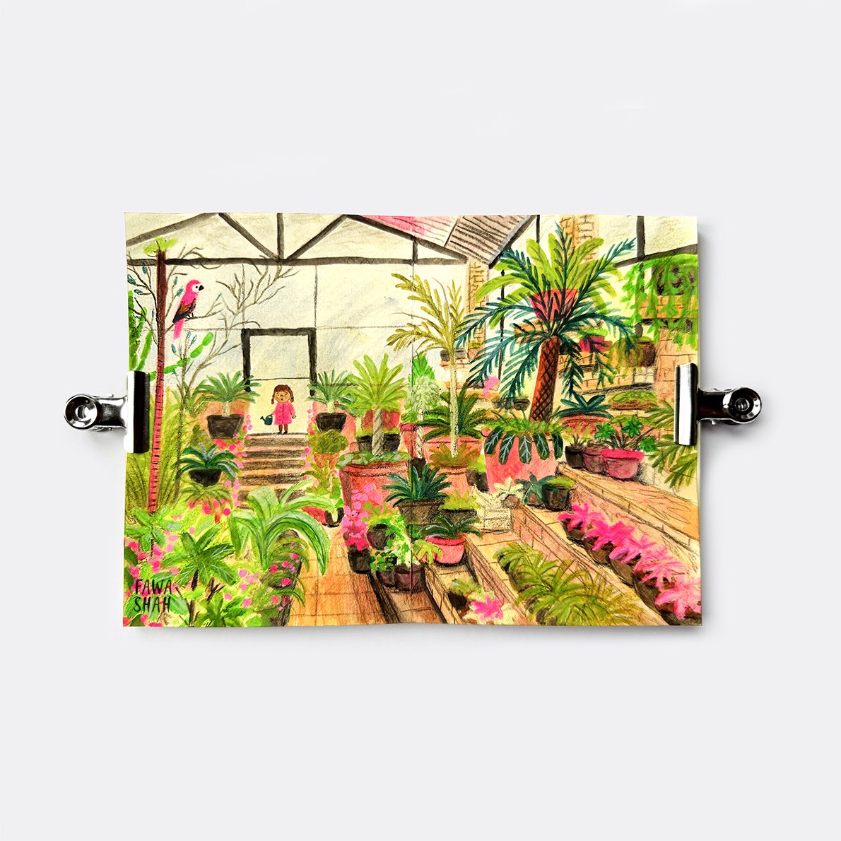 FawaShah's tweet photo. Happy Tuesday! Time to water the plants.
Speak soon 🩷 🪴
P.s. don’t forget I have a monthly newsletter. See bio for link.
•
#greenhouse #kidlitart #girlcharacter #iloveplants #childrenillustration https://t.co/DWoydr2Bxr