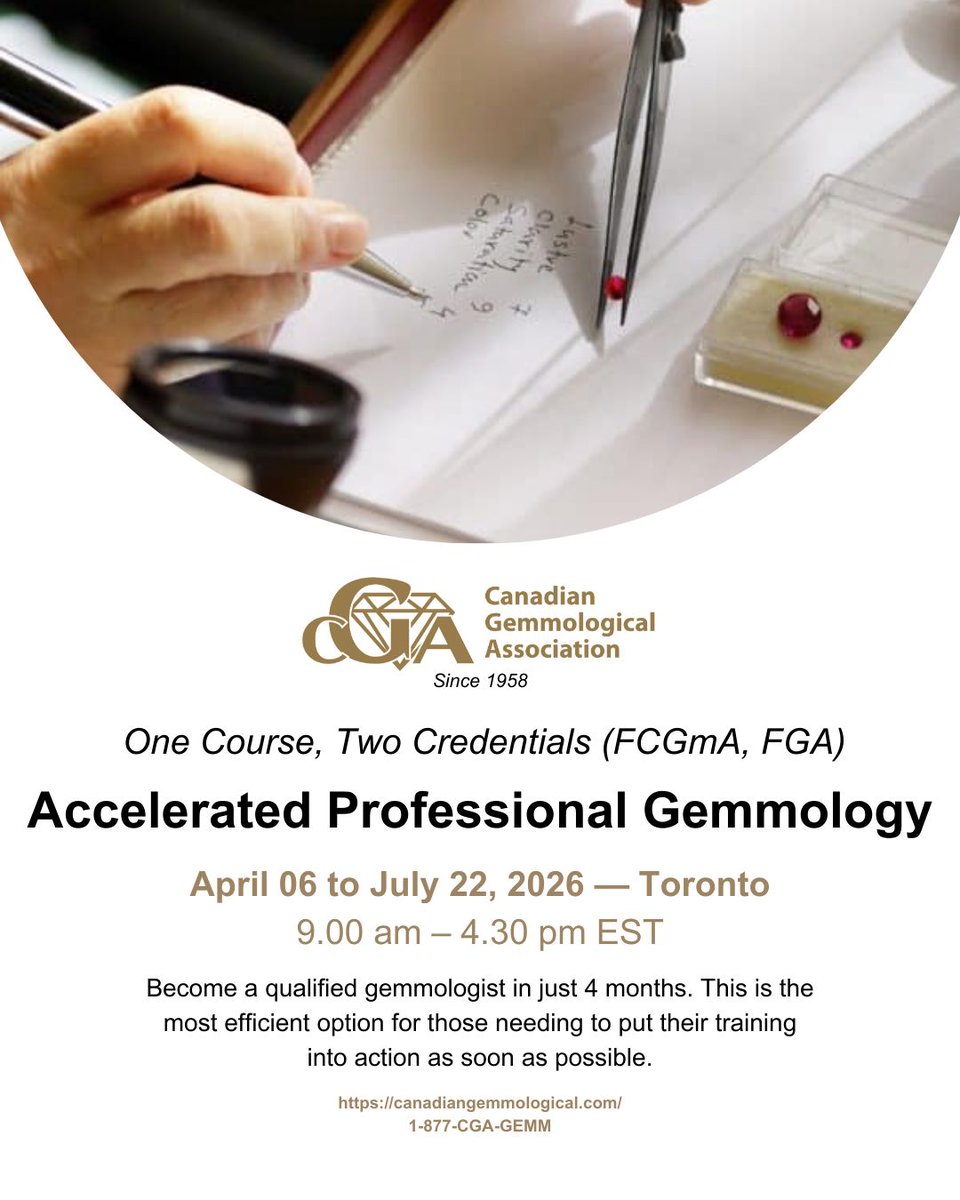 Canadian Gemmological Association tweet media