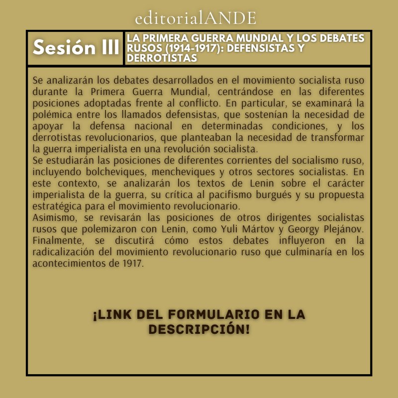 Editorial ANDE tweet media