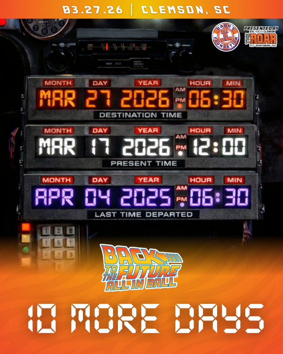 DabosALLINTeam's tweet image. Where we’re going, we don’t need roads... ⚡️

CU at the All In Ball in 🔟 days! ⏳

#ALLIN #makingadifference