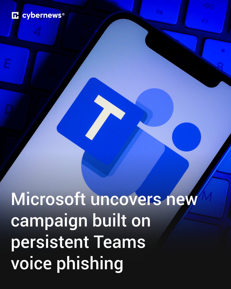 Cybernews's tweet image. Last October, Cybernews reported Microsoft’s warning about threat actors abusing Teams to steal data, spread malware, and maintain access.

Learn more: cnews.link/microsoft-team…

#Microsoft #cybersecurity #malware