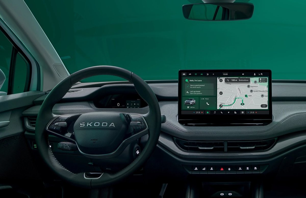 Enjoy everyday comfort in the Škoda Elroq with thoughtful features designed around the driver. Wireless Smartlink keeps you connected, while heated front seats, a heated steering wheel, and dual-zone climate control ensure a comfortable cabin in all conditions.

#SkodaElroq