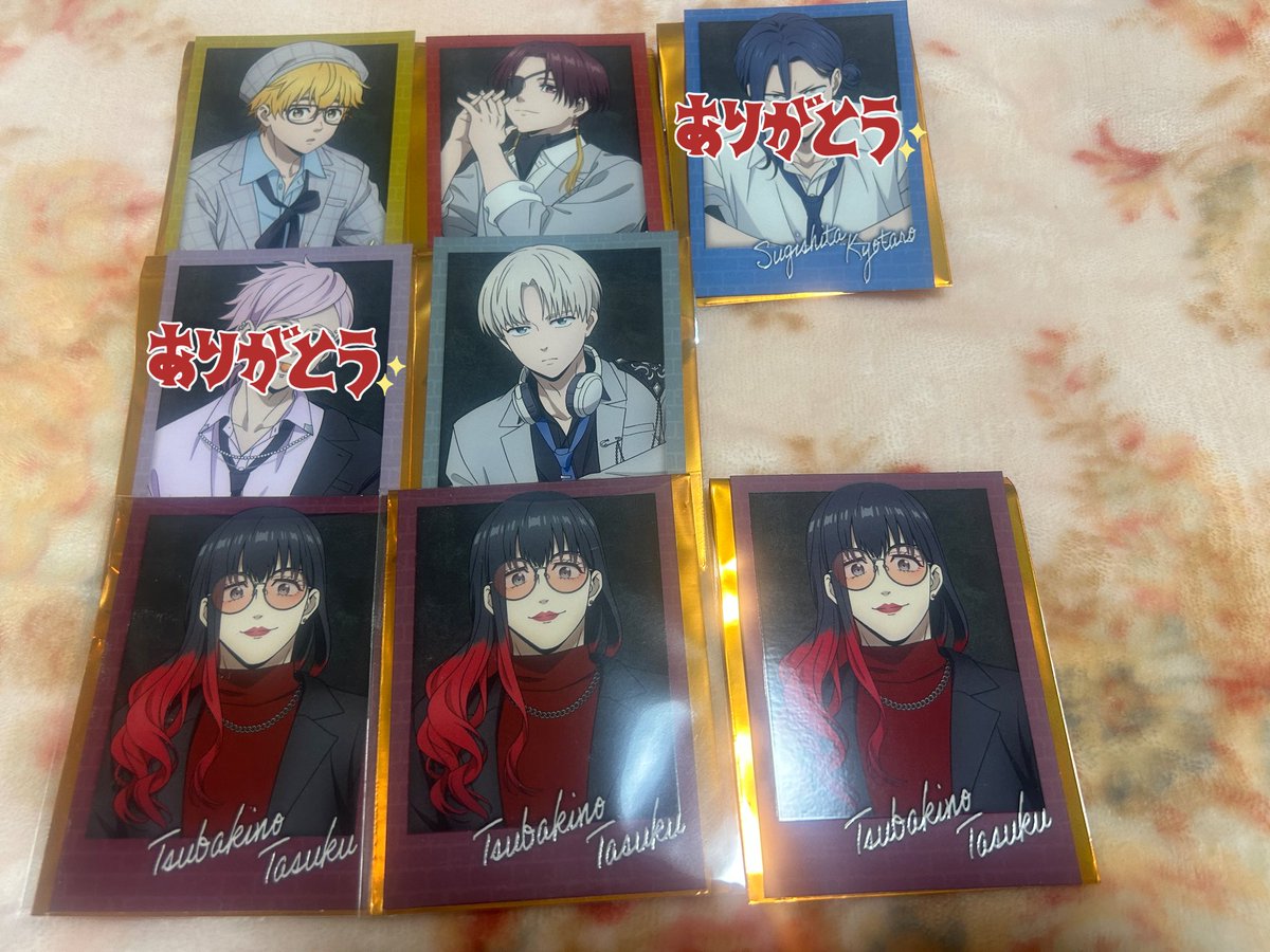 mmm_goods's tweet photo. 【交換】
ウィンブレ/ロフト/缶バッジ/ネームバッジ/フォト風カード

譲→〇楡井 ☆蘇枋 〇杉下 梶 ☆梅宮 〇椿野

求→桜>>定価＋送料

大阪手渡し又は郵送になります。☆は交換のみ。ネームバッジはまとめて譲渡希望です。譲渡は〇同数含んだ方でお願いします。気軽にリプください！ https://t.co/VJw8M2iSMa