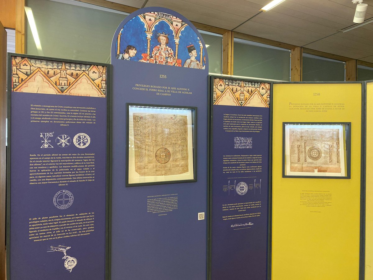 ArchivosEst's tweet image. Ana López, subdirectora general de #ArchivosEst, y Aránzazu Lafuente, directora del #ArchivoNobleza, inauguraron ayer la #expo “El documento medieval y la cancillería de Alfonso X” en el #AHPGuadalajara 📜

🗓️Visítala hasta el 12 de mayo

#PrivilegiosRodados #PatrimonioDocumental