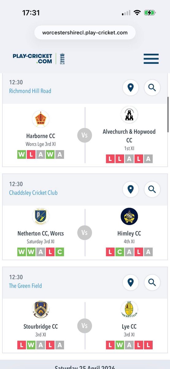 Worcestershire County League tweet media