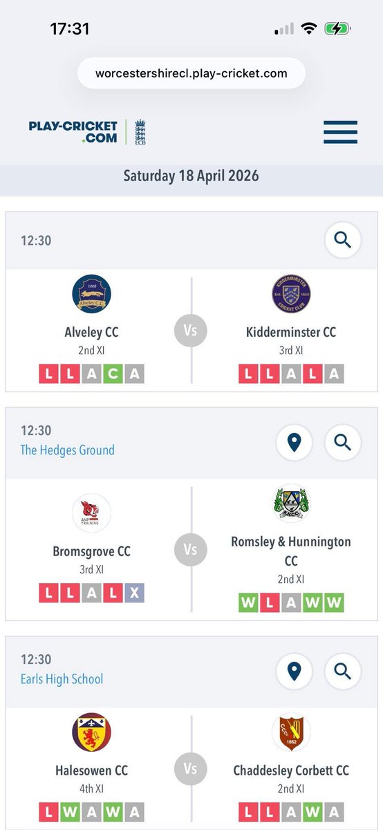 Worcestershire County League tweet media