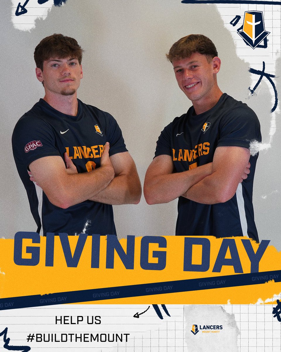Today is Giving Day! Help us #BuildTheMount and grow the Mount Marty experience! Your gift helps us create the best environment and program for our athletes, please visit buildthemount.com to donate!