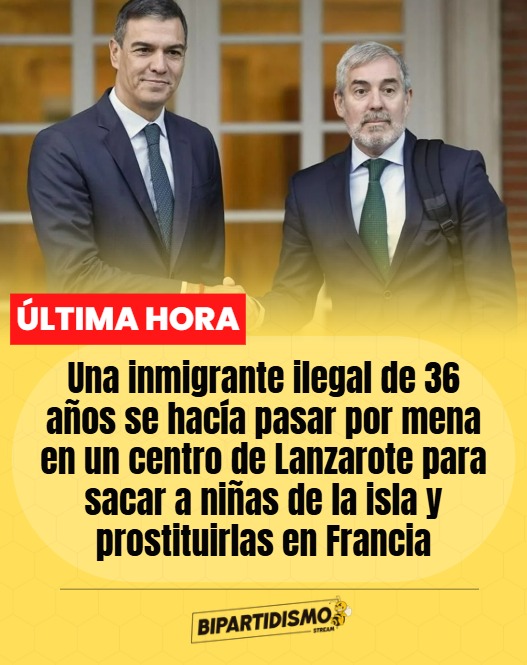 🔴 ÚLTIMA HORA | Una inmigrante ilegal de 36 años se hacía pasar por mena en un centro de Lanzarote para sacar a niñas de la isla y prostituirlas en Francia.

gaceta.es/espana/una-inm…