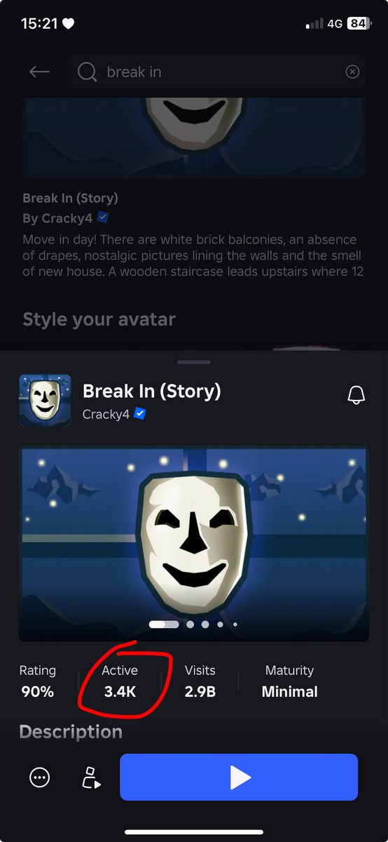 CcyCutecat's tweet photo. @bobothelogo break in story is still doing pretty good right now, i don’t think all story game die yet https://t.co/oel70CnvZ6
