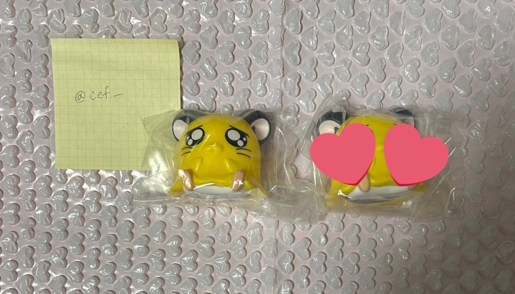 cef_____'s tweet photo. 【交換】とっとこハム太郎 ソフビ フィギュア ぷにぷにし隊なのだ！ ガチャ

譲 ちび丸ちゃん

求 ハム太郎

交換していただける方がいましたら��願いいたします。 https://t.co/2uh94nHH5Q