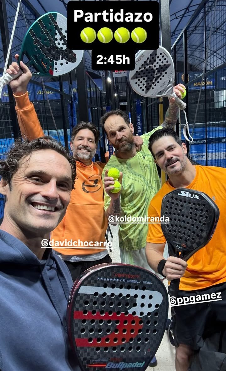 Pádeleando en #Bogotá <a href="/ivansanchezz_/">Iván Sánchez</a> <a href="/DavidChocarro/">David Chocarro</a> 💙😃🎾📸