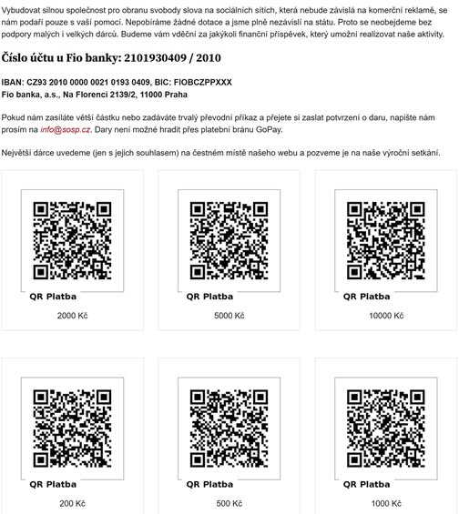 Společnost pro obranu svobody projevu tweet media