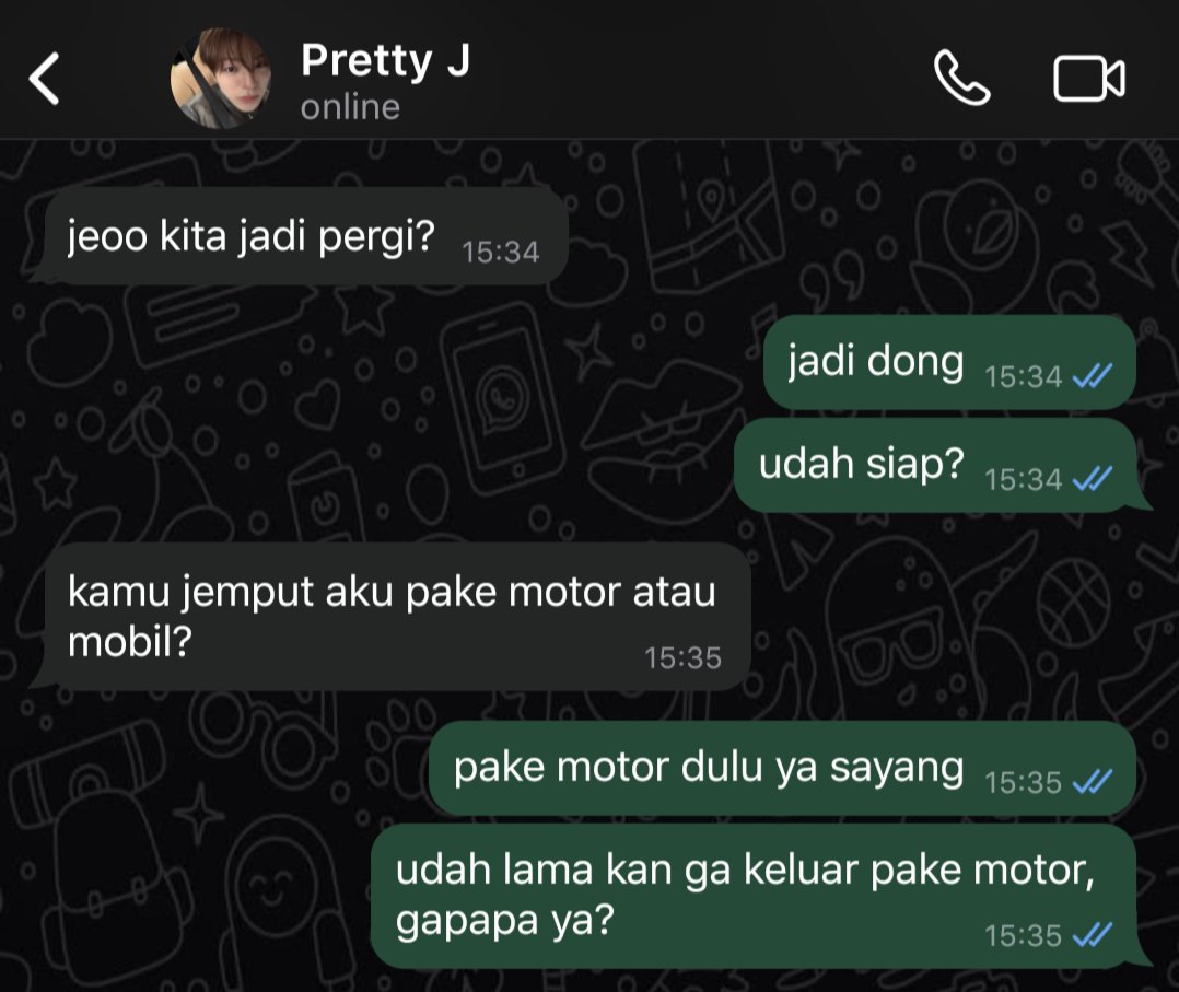 jaewisp's tweet photo. #jeongjae au 🔞

"kamu jemput aku pake motor atau mobil?"

©jaewisp https://t.co/lX0Pzlc6ns