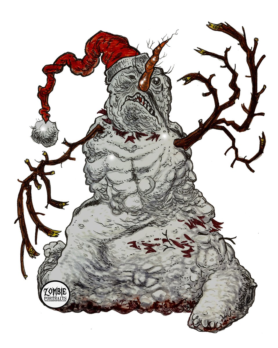 ZombiePortraits's tweet photo. This years' winter in photos... #winter #snowstorm #snowman #snowmageddon #zombie #zombies #zombieart #zombieartist #zombiesnowman https://t.co/AmrUsPTpQs