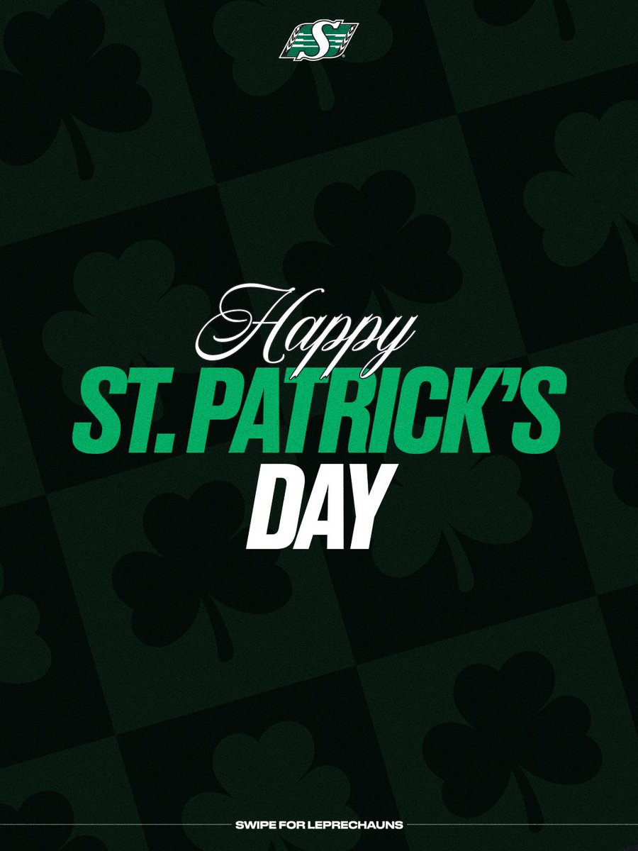 sskroughriders's tweet image. It's always a great day to wear green!

Happy St. Paddy's day to all ☘️