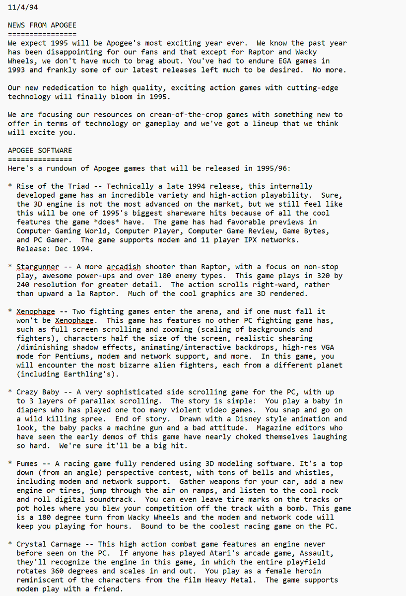 Scott Miller - Apogee/3D Realms Founder ☢️ tweet media