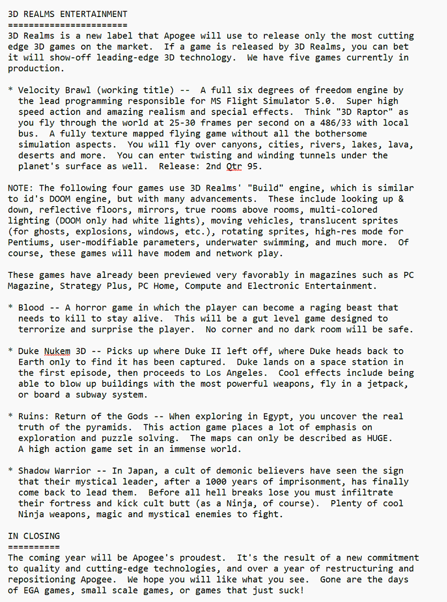 Scott Miller - Apogee/3D Realms Founder ☢️ tweet media