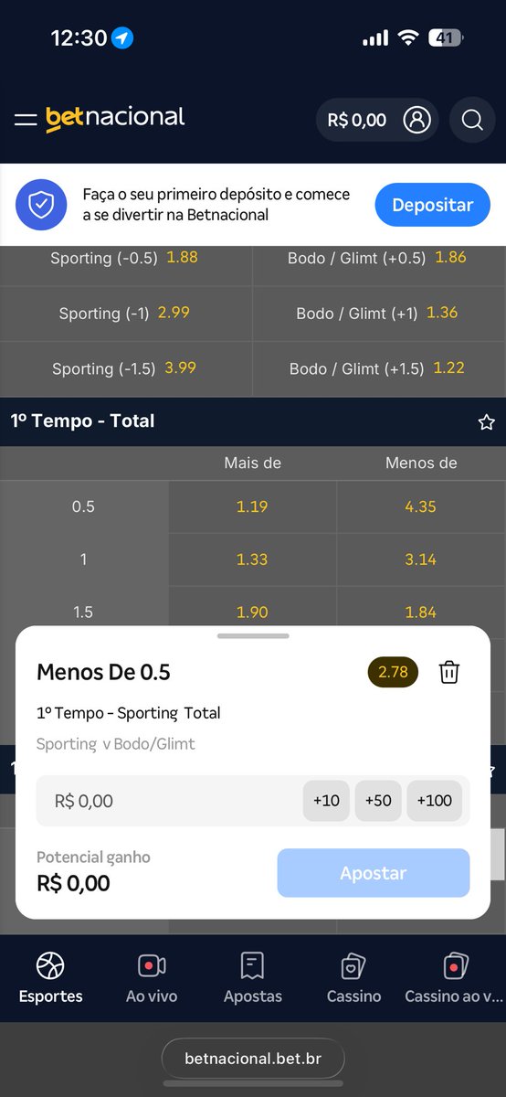 Fariaz77's tweet photo. @WellFreitaas @TheSmartBettor na betnacional é essa? não fala nada de gol, não quero arriscar https://t.co/CfOK4Rb7Re