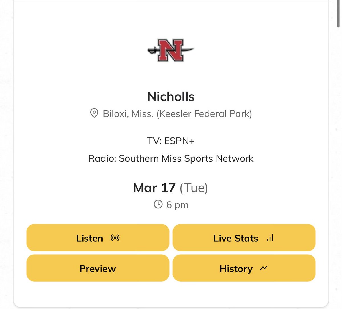 Average Southern Miss Fan tweet media