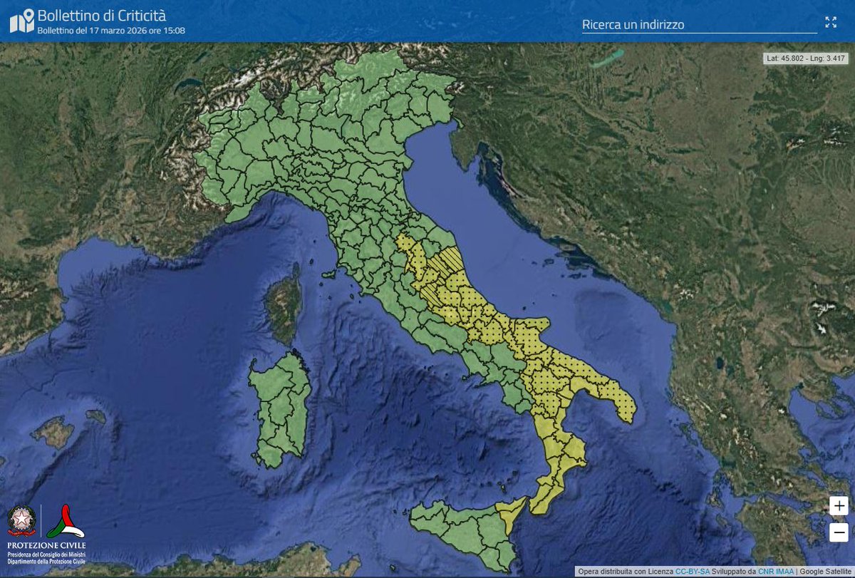 Dipartimento Protezione Civile tweet media