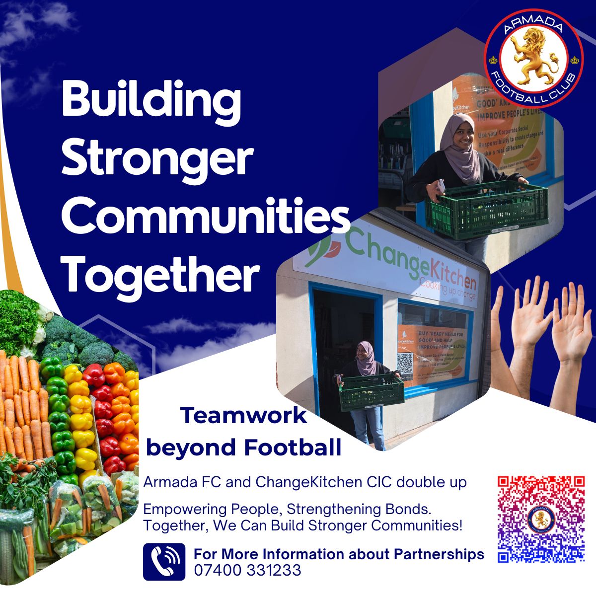 Armada__FC's tweet photo. Football is about teamwork

Armada FC proudly supports @changekitchen CIC by donating vegetables from our community food programme, helping provide meals and support to people across Birmingham.

One team. One community. One goal. 💚

#ARMADAFC #CommunityImpact https://t.co/gKGNclEpan