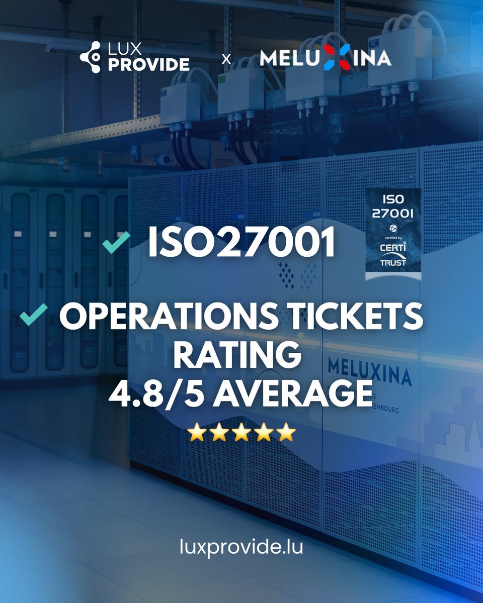 @LuxProvide tweet media