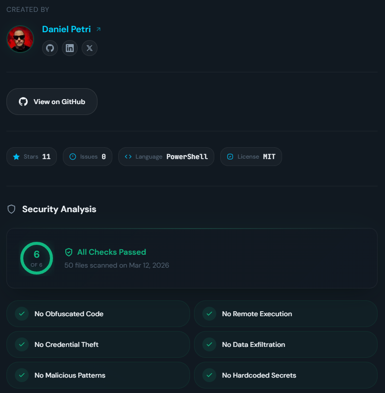 DUDE Manager is now listed on Awesome Intune! 🎉

Free open-source tool for automating group membership, Admin Units, tags &amp; delegation across Intune, Entra ID and Defender for Endpoint.

👉 awesomeintune.com/tools/dude-man…

#MicrosoftIntune #EntraID #PowerShell